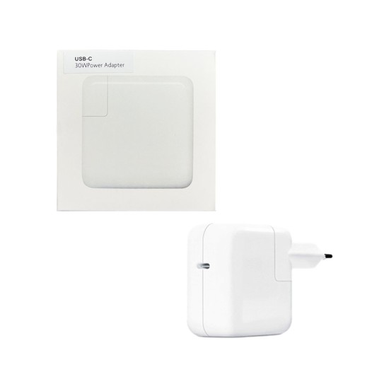 Adaptador para Apple Macbook USB-C 30W Branco